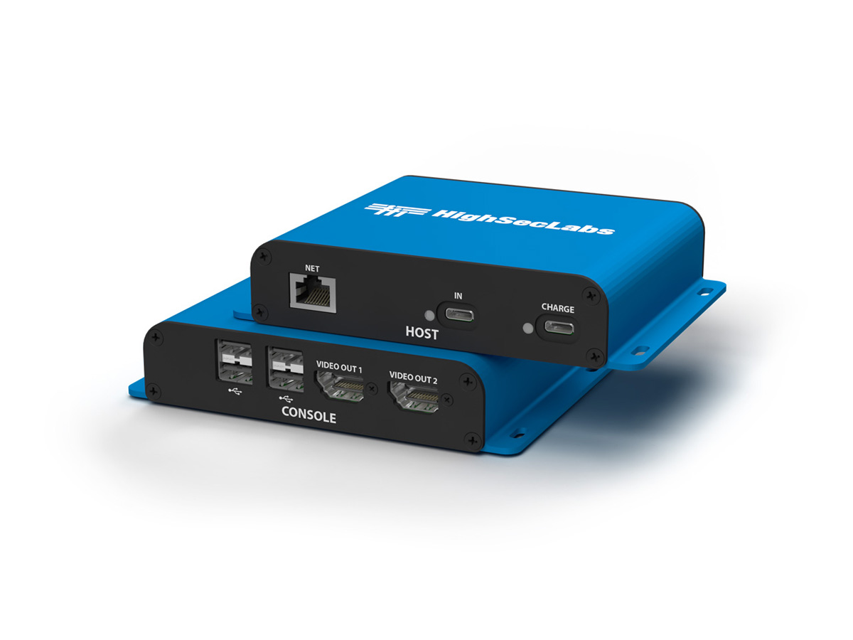 High Sec Labs UK12PHC-N USB-C Dual Video Driverless Docking Station / 100W PD / DP HDMI / LAN