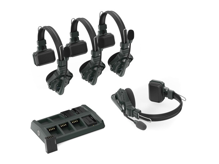 Hollyland HL-Solidcom C1-4S Full-Duplex Wireless DECT Intercom System with 4 Headsets (1.9 GHz)