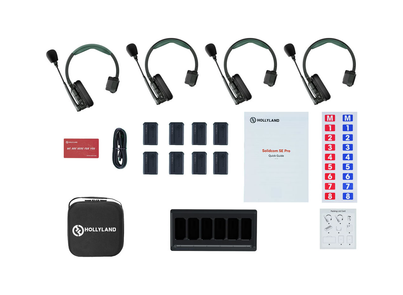 Hollyland HL-Solidcom SE Pro - 4S 4-Person Intercom System | eBay