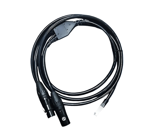 Hollyland HV-CA01 RJ45 to Dual XLR Cable / 4-Wire Intercom Daisy Chain