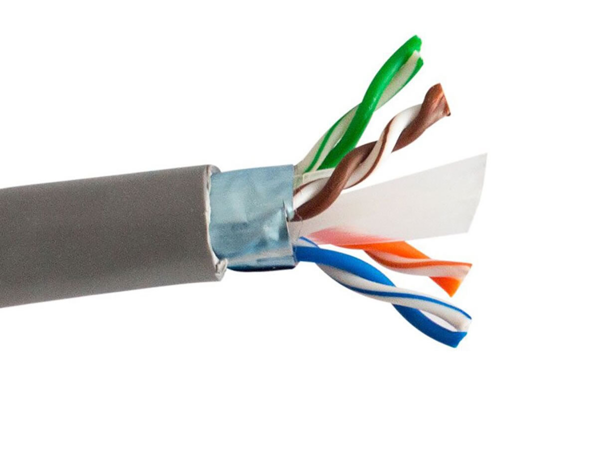 ICRealtime CAT6SH-GY CAT6 SHIELDED F/UTP- ENHANCED 550MHz 23AWG SOLID BC 4PR CABLE, GRAY