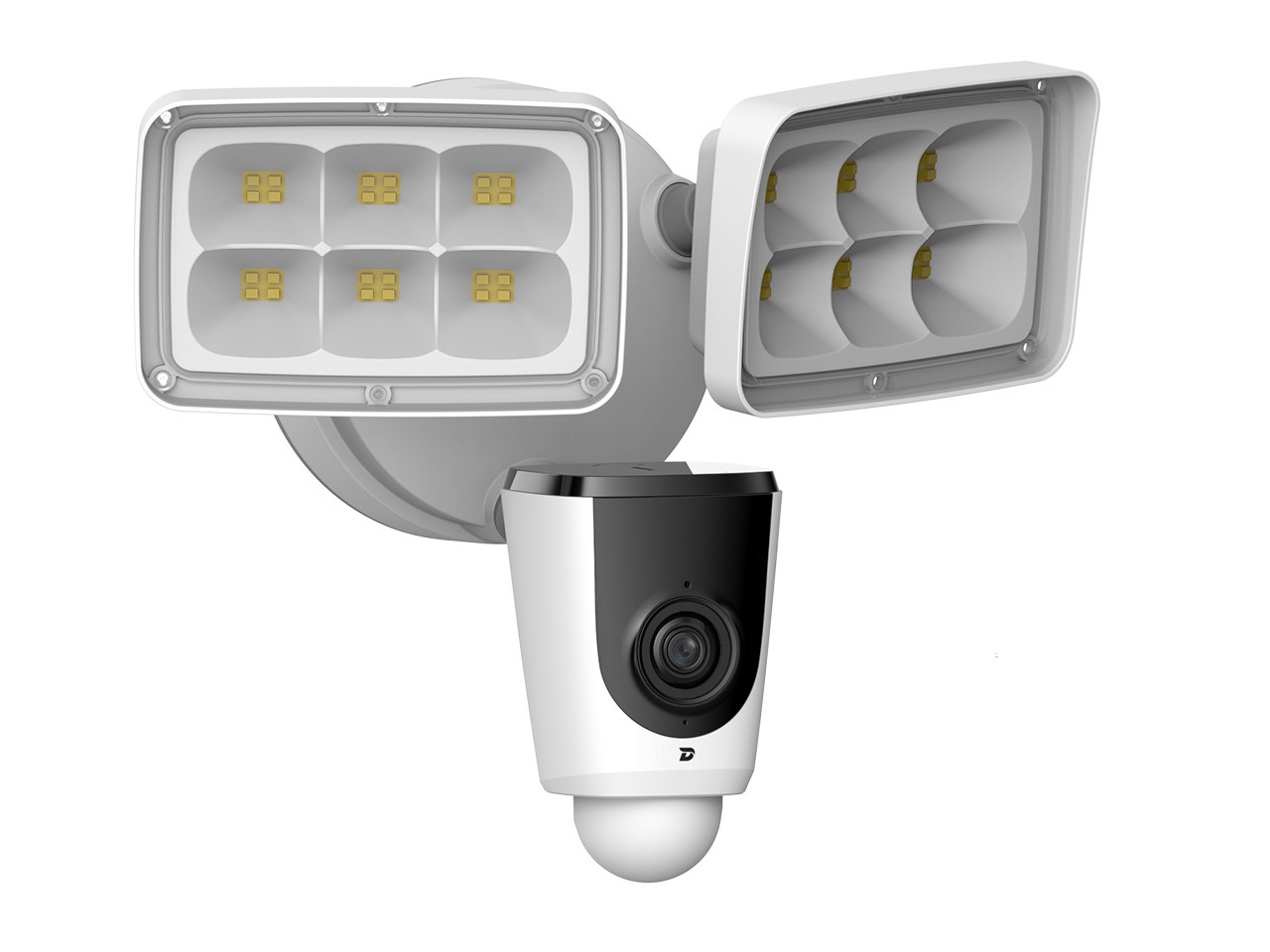 ICRealtime Flooder 2MP WiFi Outdoor Floodlight Camera/2.8mm Lens/33ft Night Vision/12VDC/Built-In Microphone and Speaker