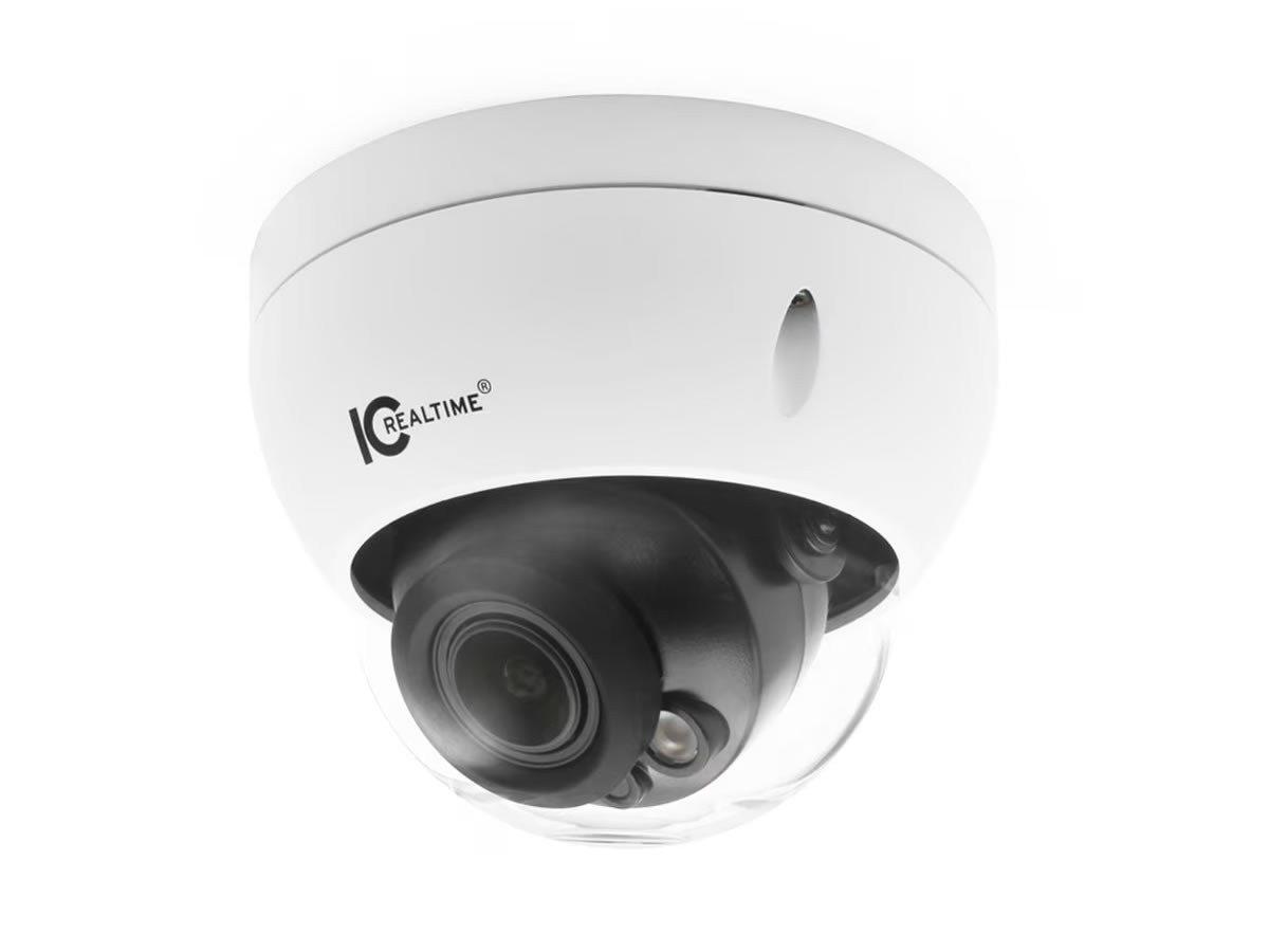 ICRealtime IPEG-D40V-IRW3 4MP IP Indoor/Outdoor Vandal Dome Camera/Smart IR/IR Illumination 131ft