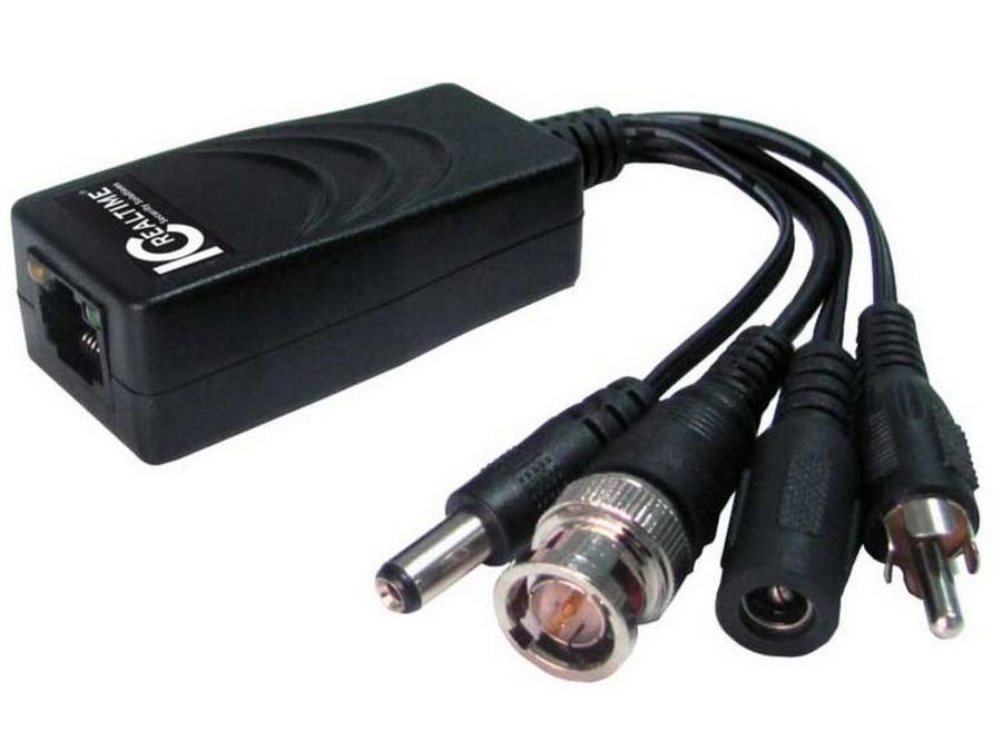 ICRealtime IVB-213VPA 1 Channel Analog Camera UTP Cat5/6 PoE Balun/Transmits Power Video/Audio