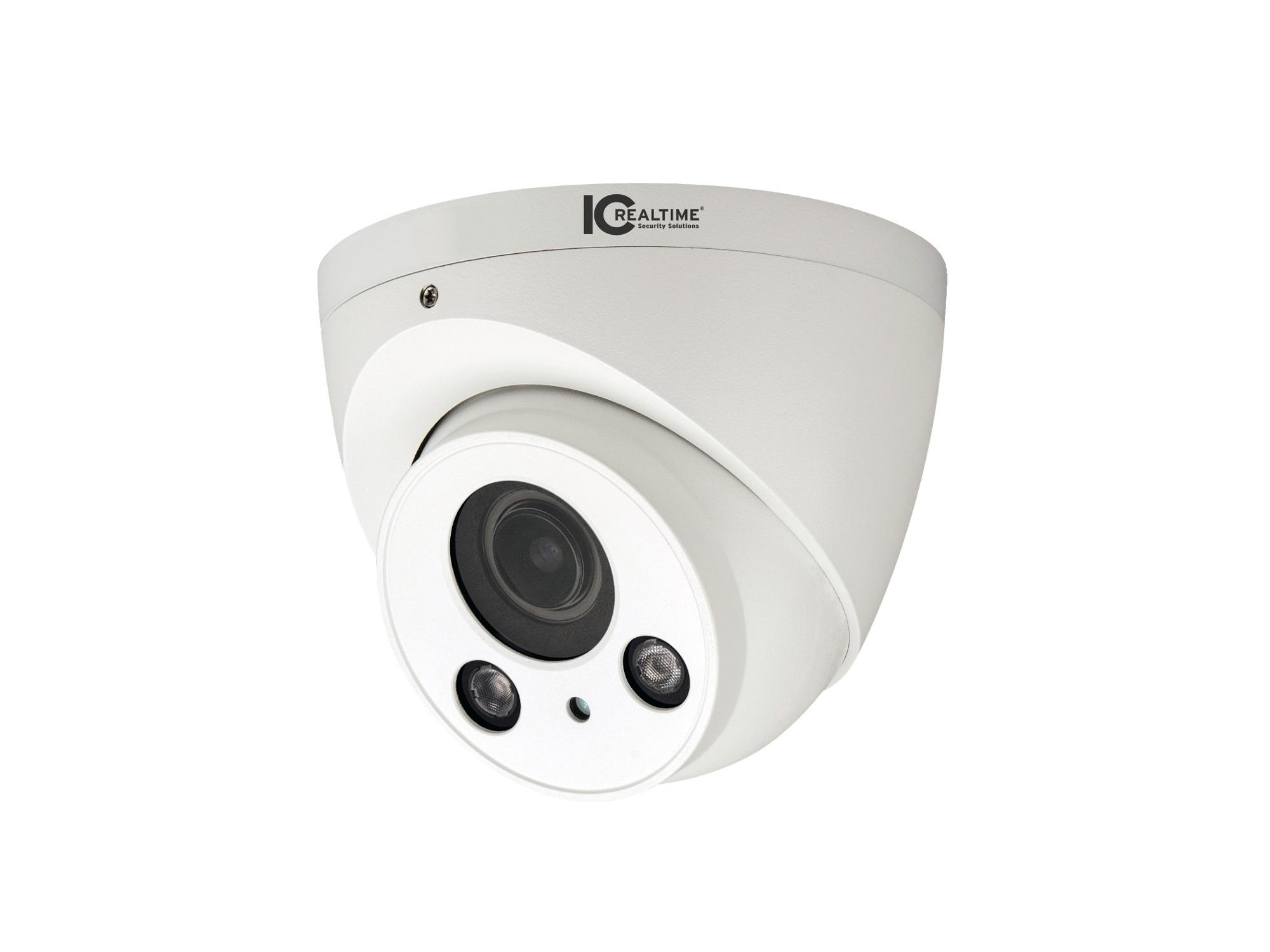 ICRealtime ICR-300H4W 2 MP Indoor/Outdoor Mid-Size IR HDAVS Dome Camera/White