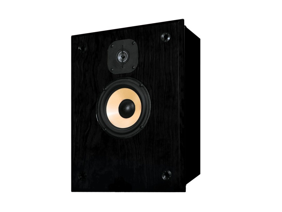 Induction Dynamics S2.IW-BG Two-Way Single In-Wall Loudspeaker (Black Gloss)