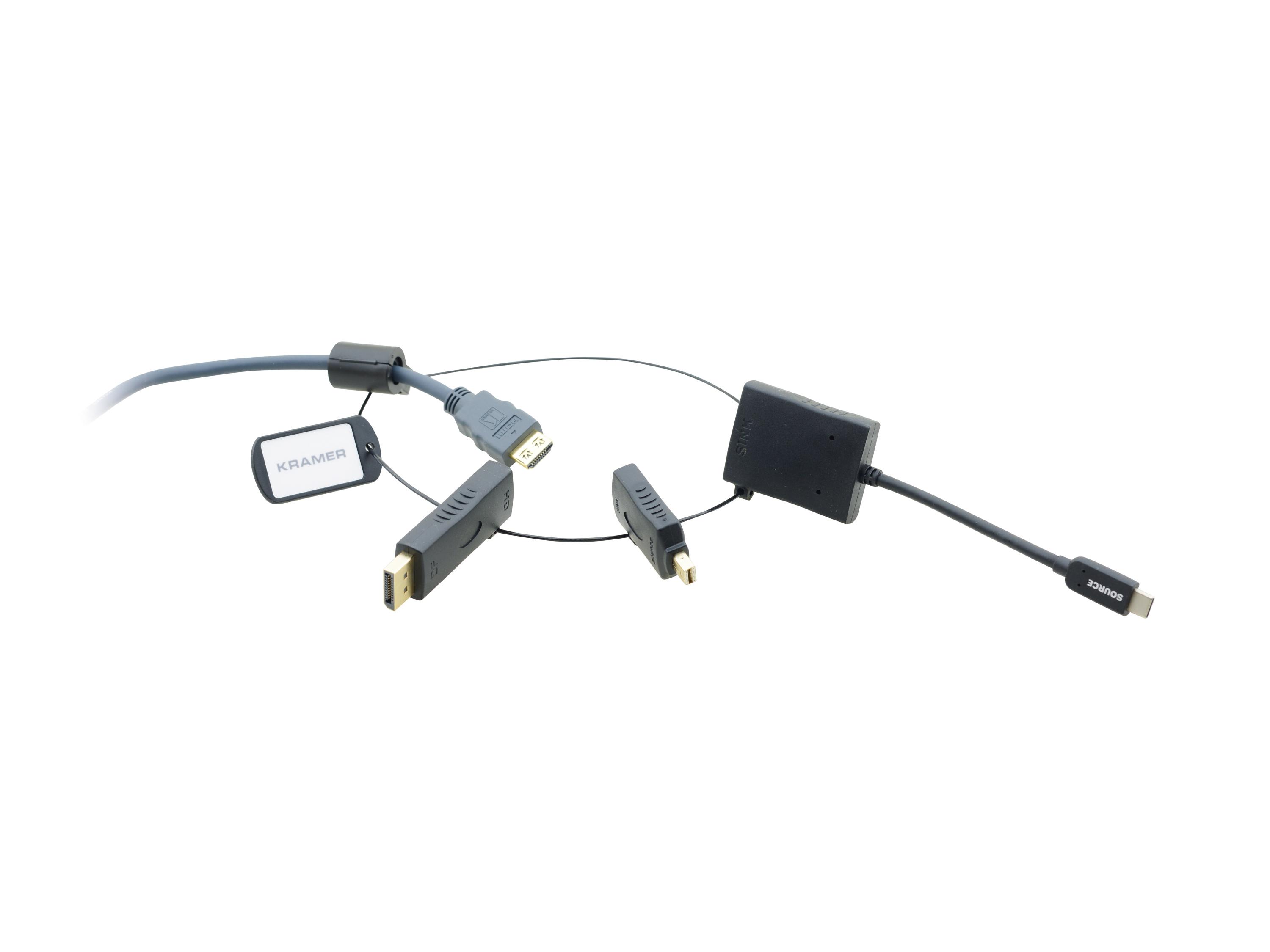 Kramer AD-RING-6 Mini DisplayPort/DisplayPort/USB type-C to HDMI Adapter Ring