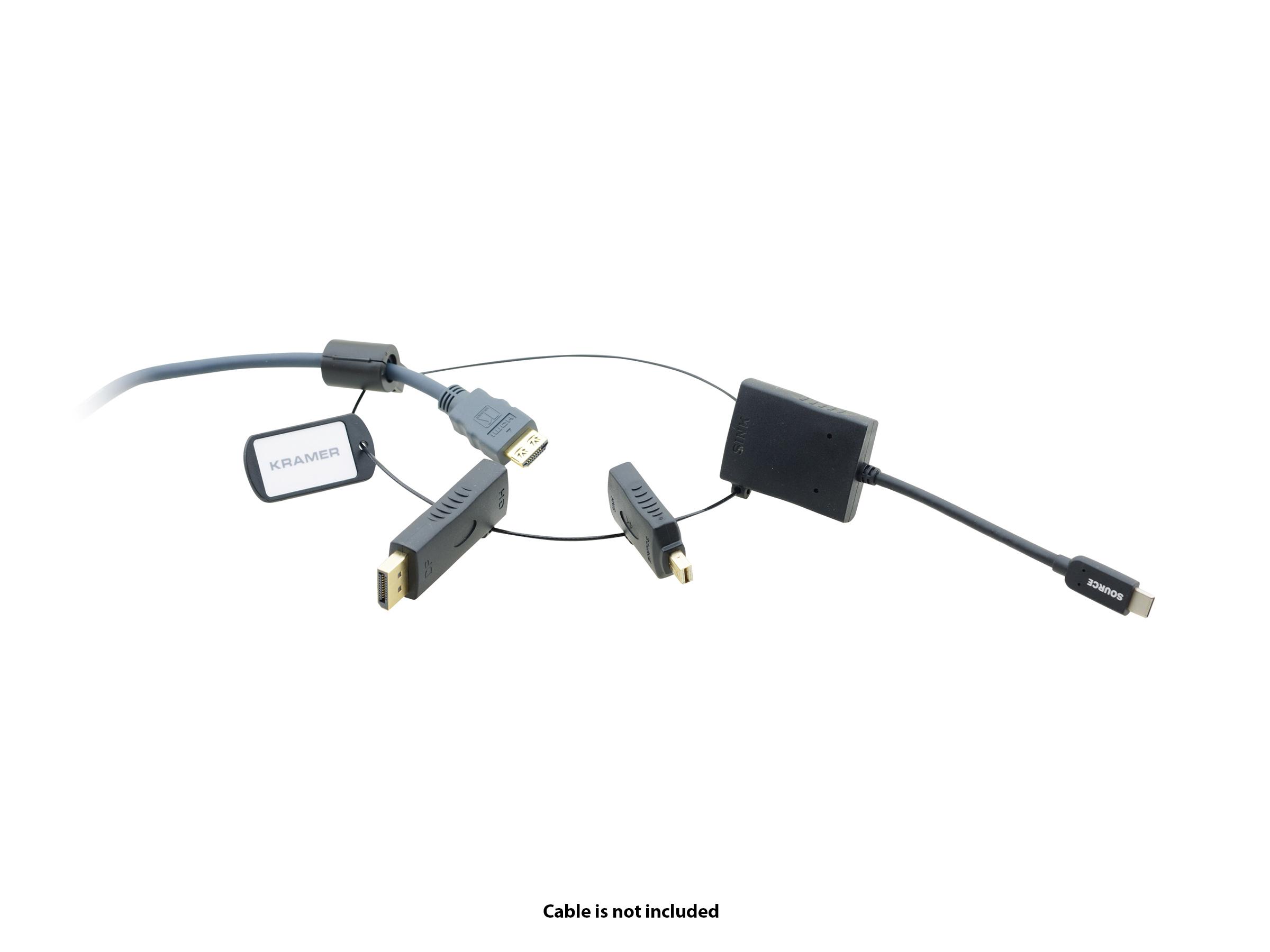 Kramer AD-RING-7 USB type-C/Mini DisplayPort/DisplayPort to HDMI (F) Adapter Ring