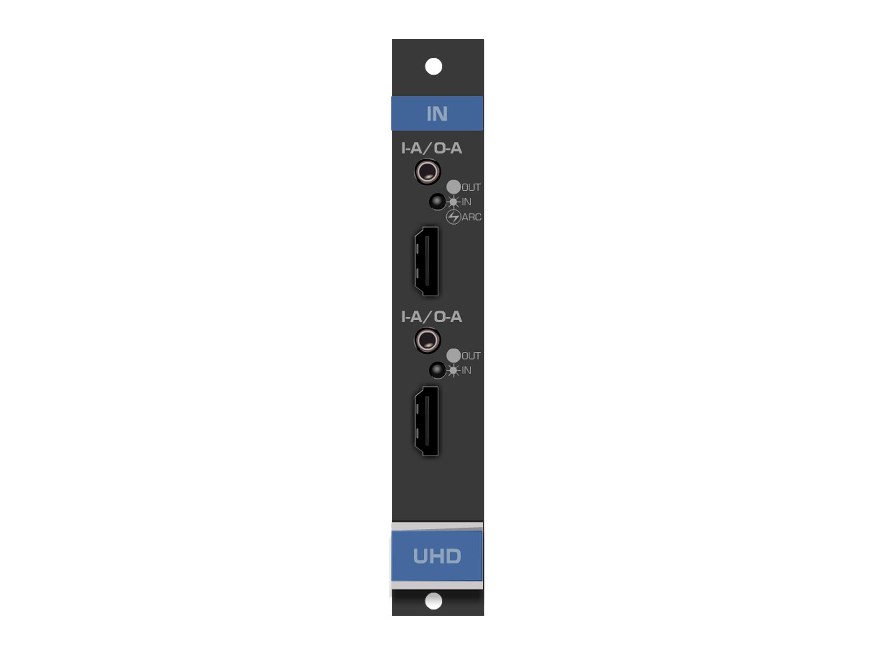 Kramer UHDA-IN2-F16 2-Input 4K HDMI with Selectable Analog Audio Card for VS-1616D Matrix Switcher (F-16)