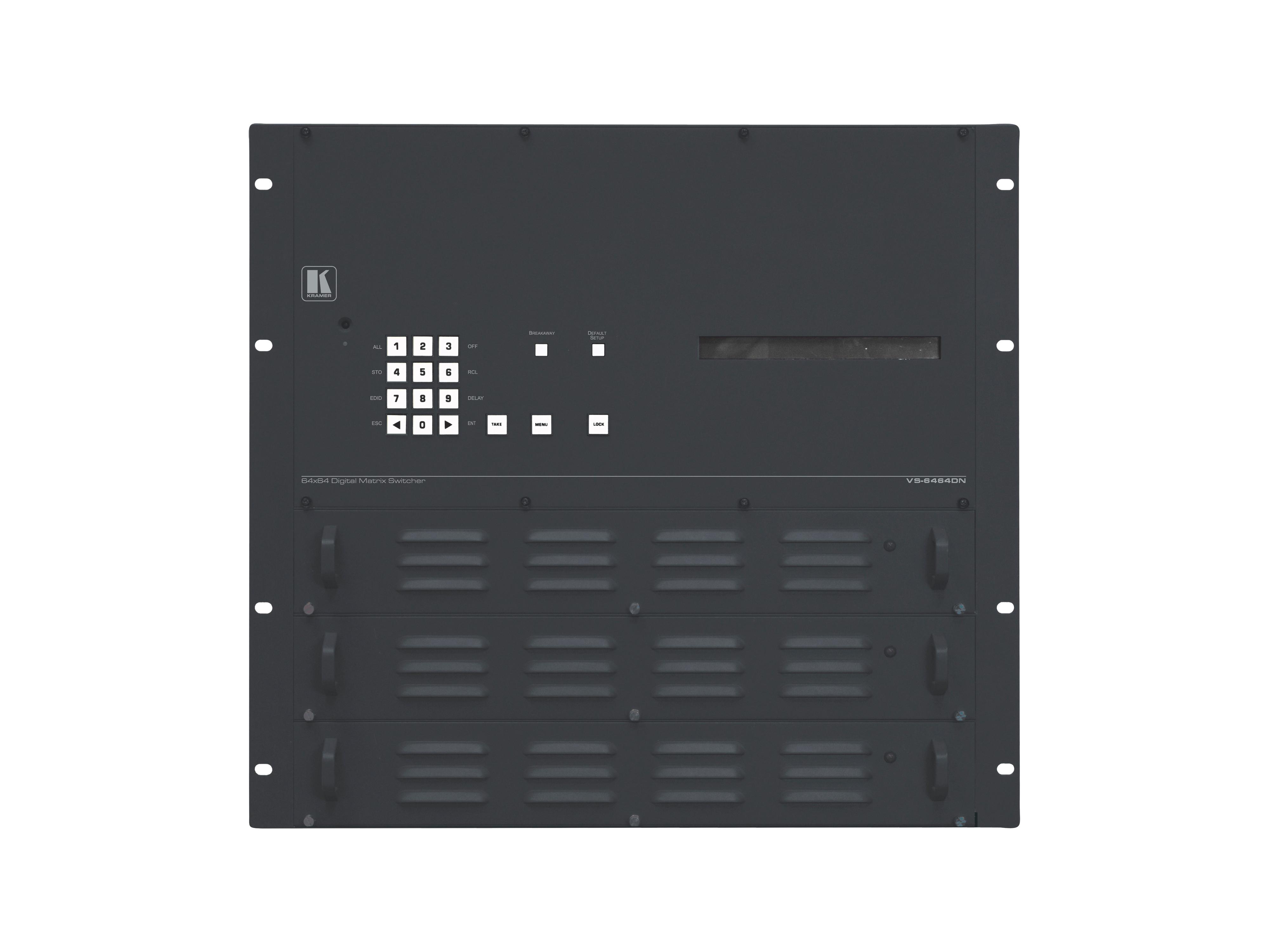 Kramer VS-6464DN-EM 8x8 to 64x64 Modular Multi-Format Managed Digital Matrix Switcher