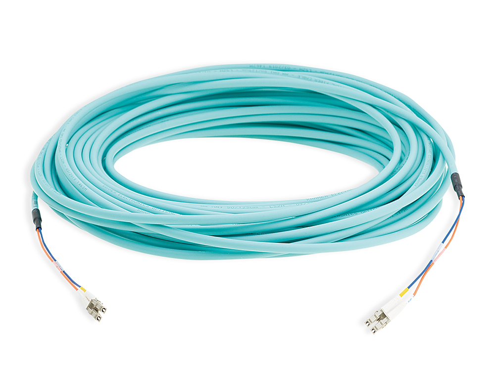 Kramer CLS-2LC/OM3-164 164ft/50m 2LC to 2LC MM OM3 Fiber Optic Cable (LSHF)