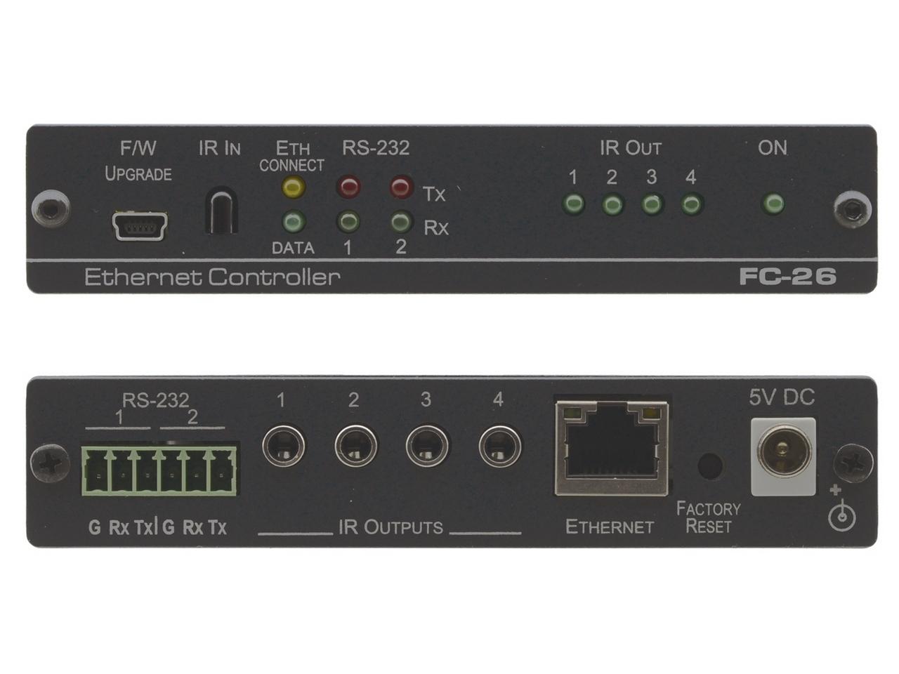 Kramer FC-26 Ethernet to 2 Serial Port and 4 IR Port Controller