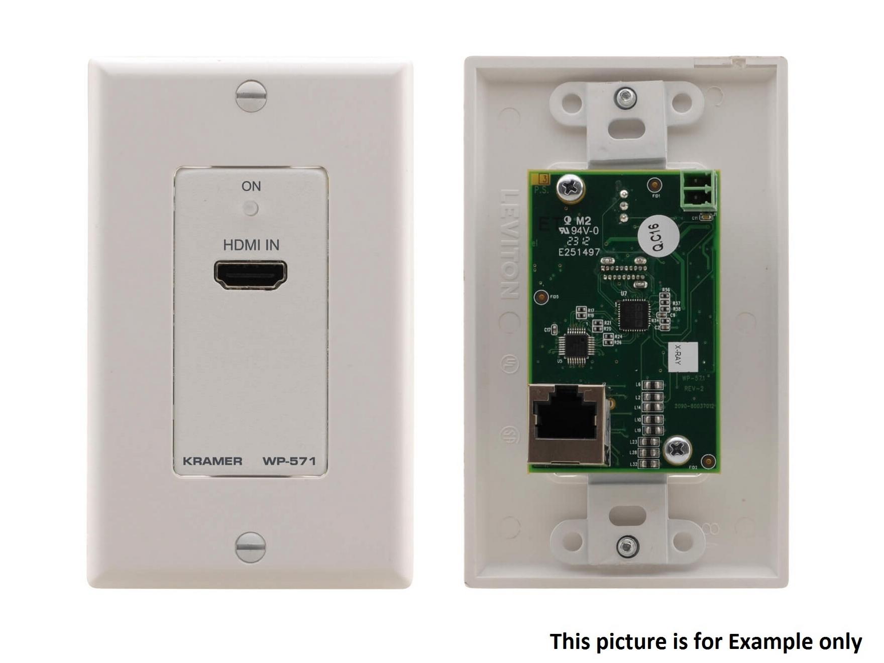 WP571(B) Kramer Active Wall Plate HDMI over Twisted Pair Extender