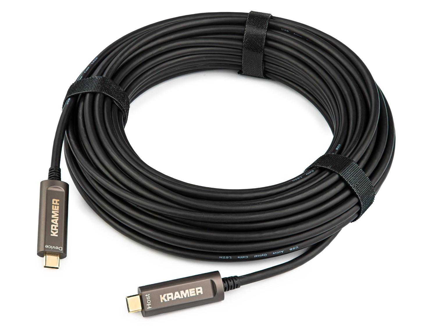 Kramer CP-AOCU31/CC-10 3m/10ft USB 3.1 GEN-2 Optical USB-C Cable (Plenum Rate)