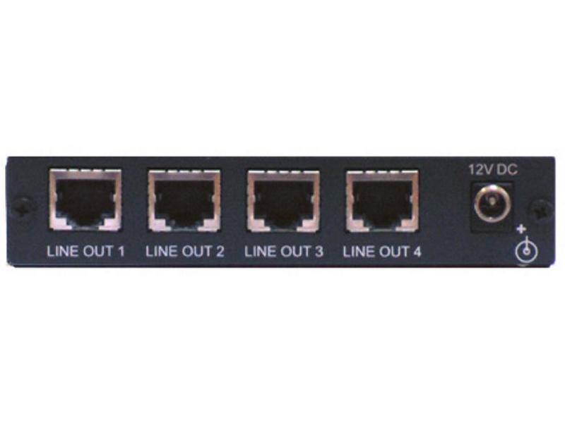 Kramer TP-114 1x4 VGA Video and HDTV over Twisted Pair Transmitter and Distribution Amplifier