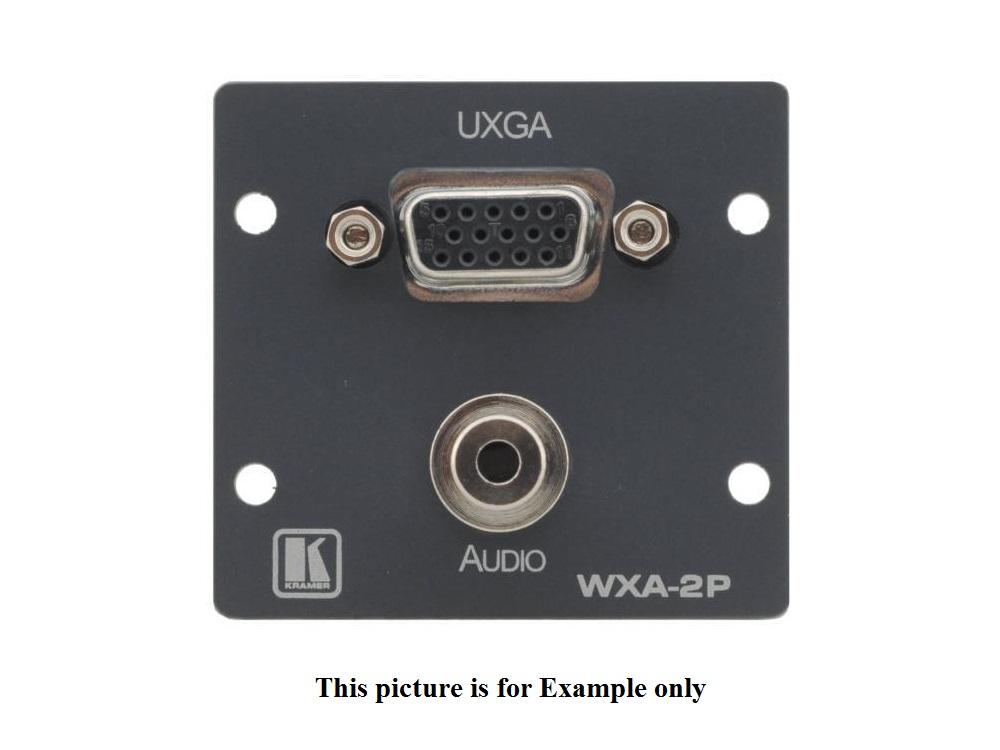 Kramer WXA-2P(B) 15-Pin HD and 3.5mm Pass Through/Black