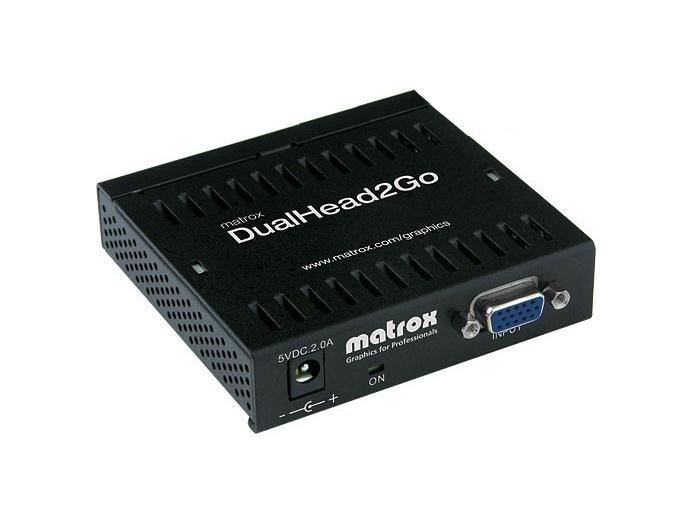 Matrox D2G-A2A-IF DualHead2Go External Graphics eXpansion Module for Windows
