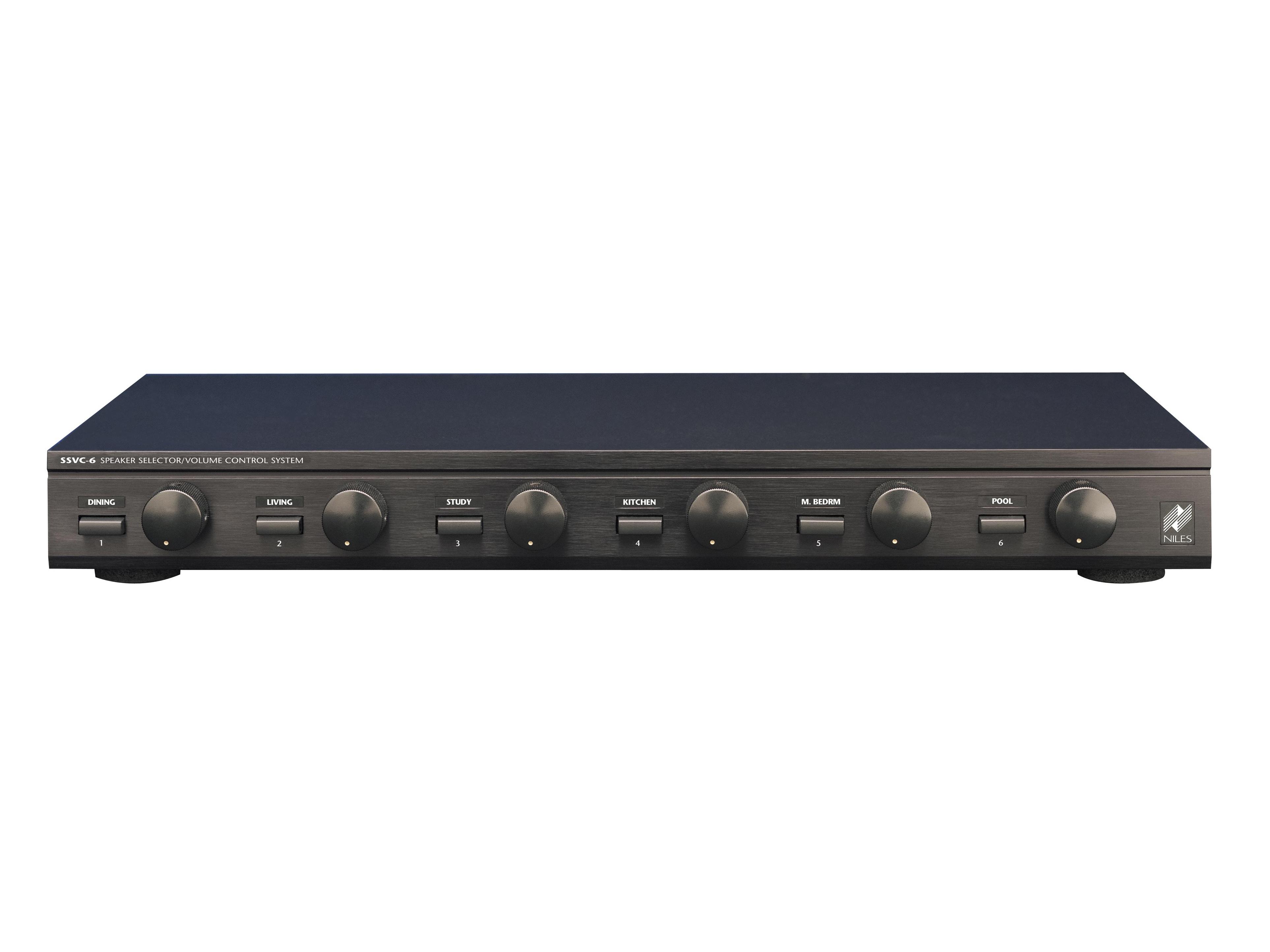 Niles SSVC-6 6 pair Speaker Selector with Volume Controls (100-200W/14 gauge)