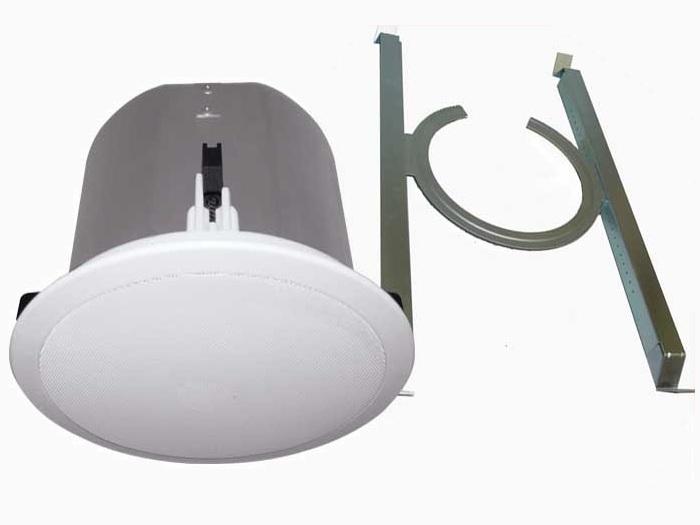 OWI ICM6730SET 6-inch 25/70/100 Volts In-Ceiling Speaker with Built-In Tile Bridge and Backcan/55Hz-20kHz