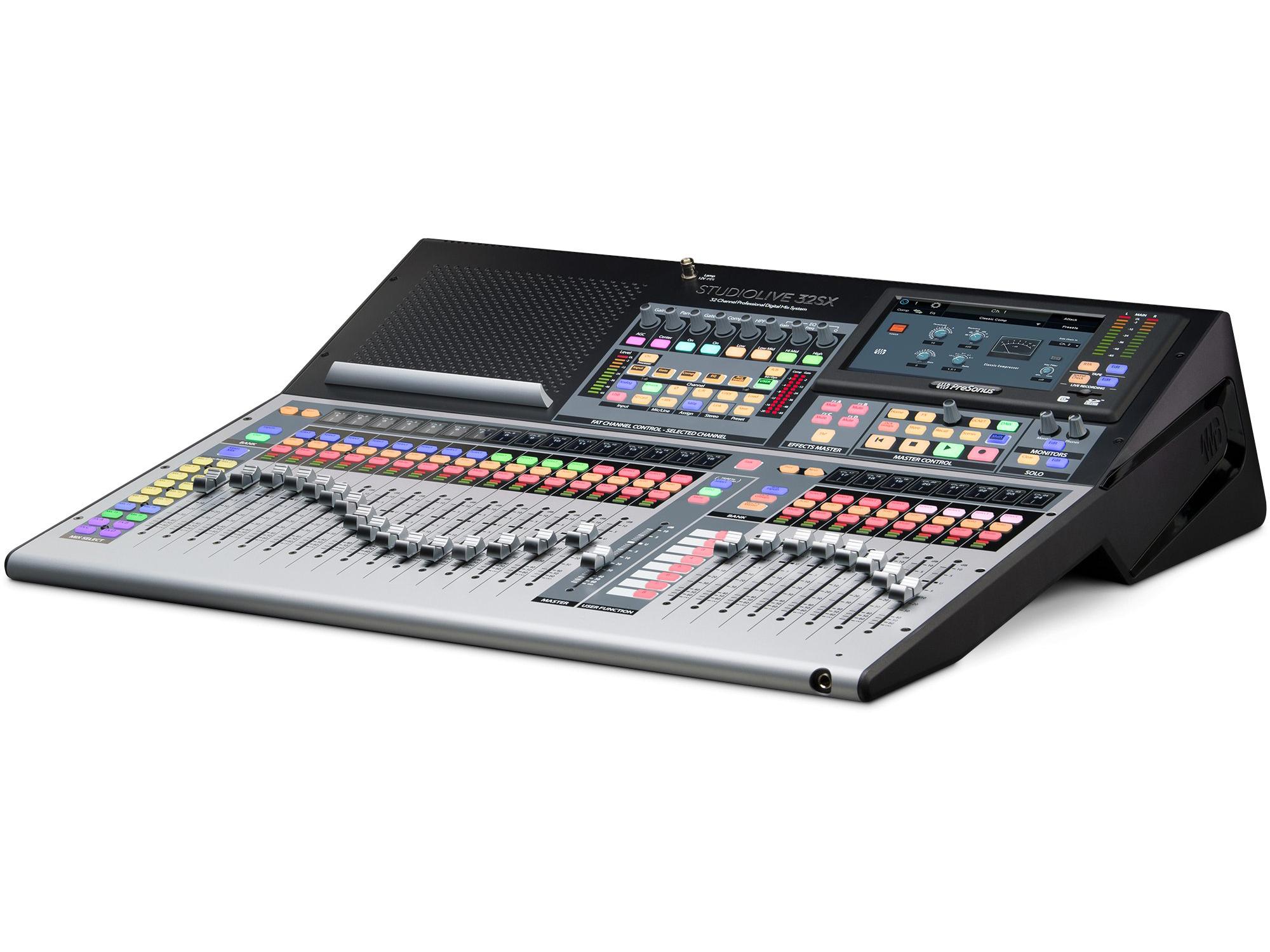 PreSonus StudioLive 32SX Series III Compact 32-Channel/22-bus Digital Mixer with AVB networking and dual-core FLEX DSP Engine