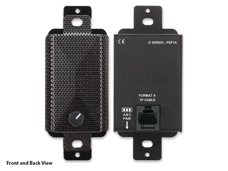 RDL DB-PSP1A Decora-Style Active Loudspeaker/Format-A/Black