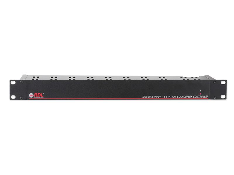 RDL SAS-8i Audio Input Chassis for SourceFlex Distributed Audio System