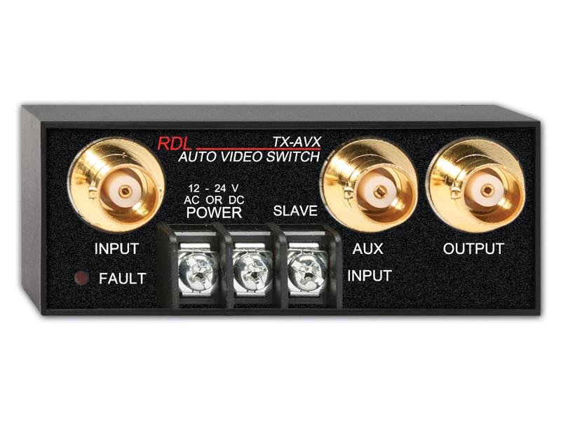 RDL TX-AVX 2x1 BNC Automatic Video Switch