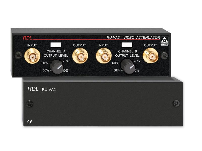 RDL RU-VA2 BNC Dual Adjustable Video Attenuator