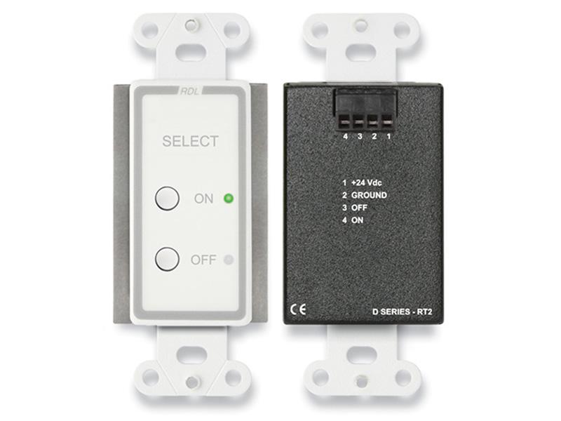 RDL D-RT2 Remote Control Selector - Power On/Off