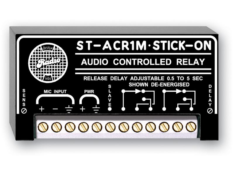 RDL ST-ACR1M Microphone-Level Controlled Relay