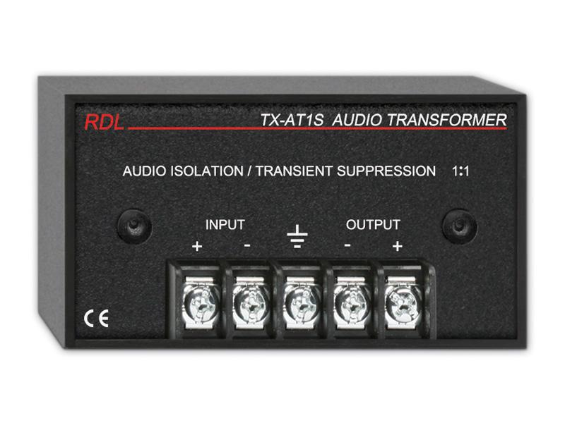 RDL TX-AT1S Audio Isolation Transformer with Suppression