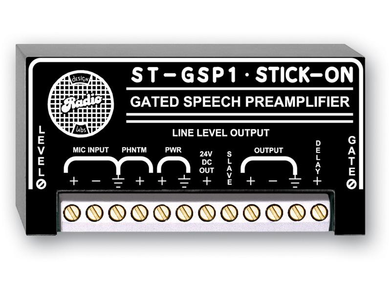 RDL ST-GSP1 Gated Speech Preamplifier/Microphone to Line