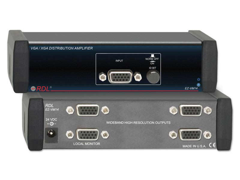 RDL EZ-VM14 1x4 VGA/XGA Distribution Amplifier