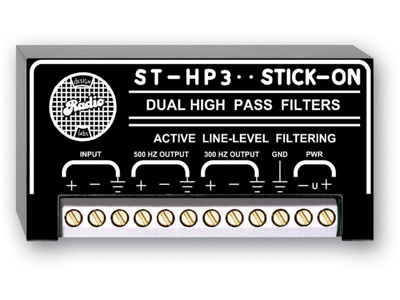 RDL ST-HP3 300 Hz and 500 Hz High Pass Filter