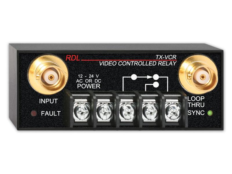 RDL TX-VCR Video Controlled Relay - BNC