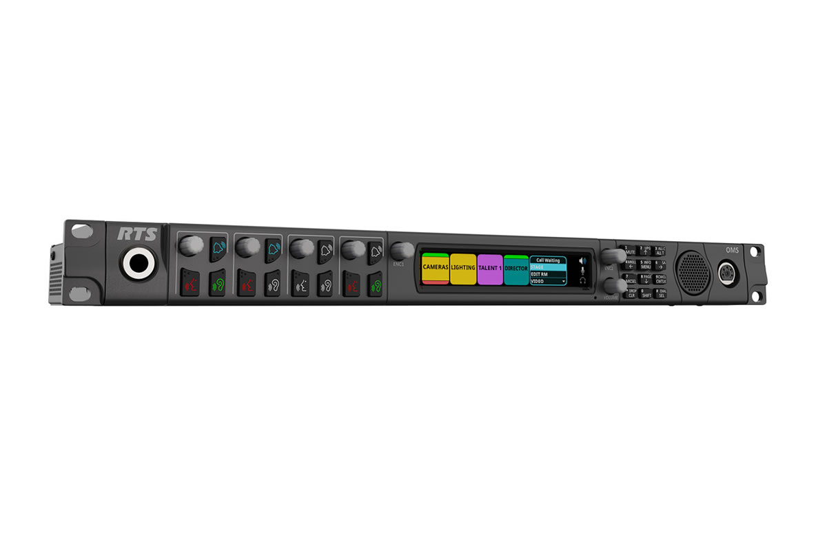 Digital Control Rts OMS PLUS 5F RTS Main Station Analog Plus/4ch/OMNEO/Digital Partyline/RTS