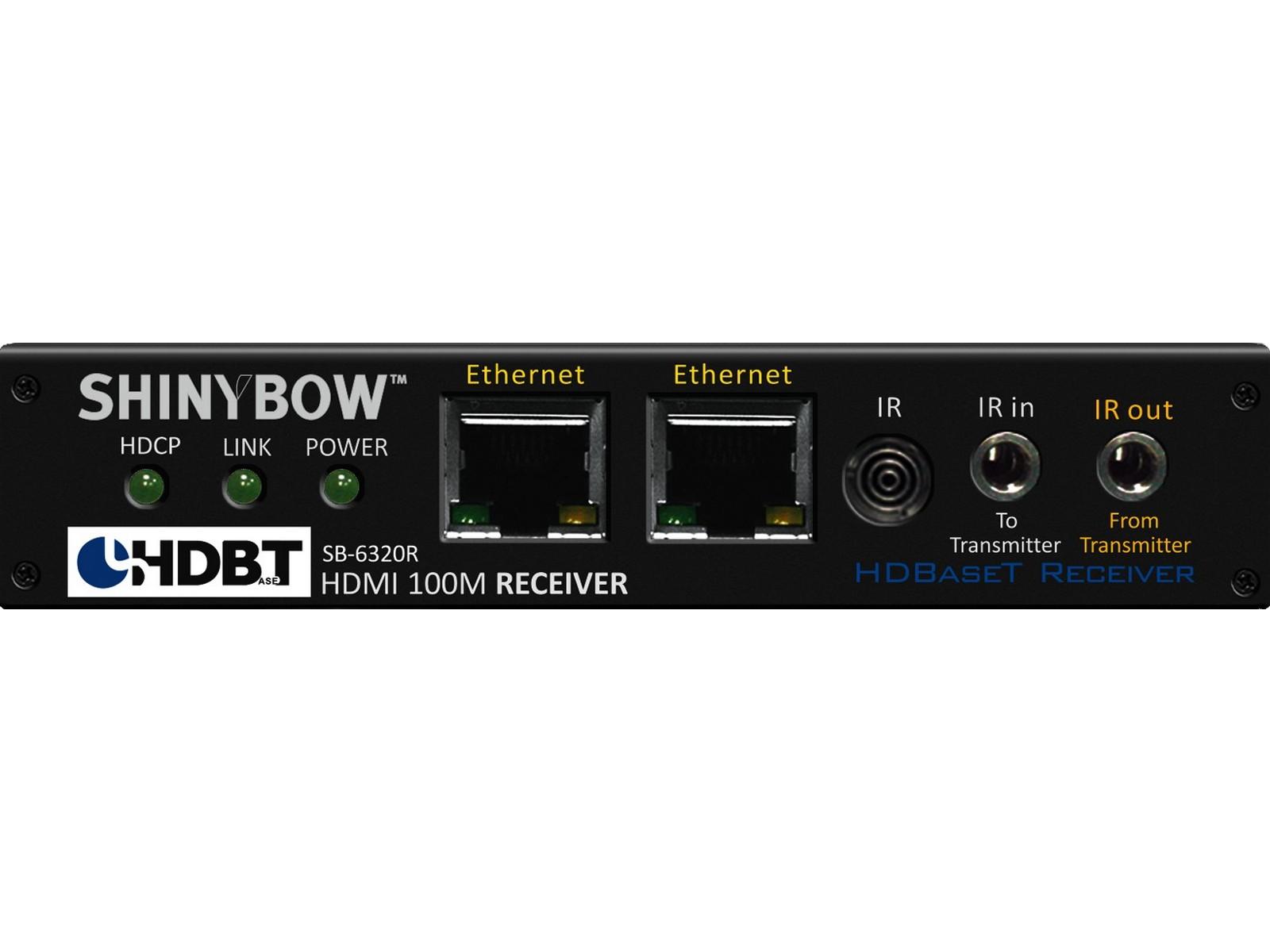 Shinybow SB-6320R HDMI/IR/RS323/Ethernet/Audio HDBaseT Extender (Receiver) 330ft