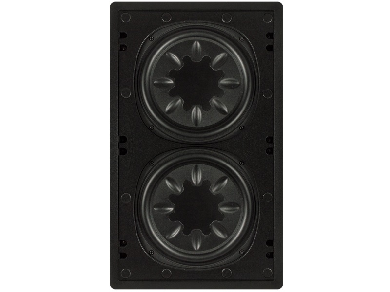 Soliddrive IW210 10 inch In-Wall Subwoofer with 10 inch Bass Radiator/PCM System