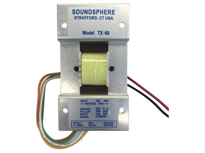 Soundsphere TX60 60 Watt Transformer For 110 Page