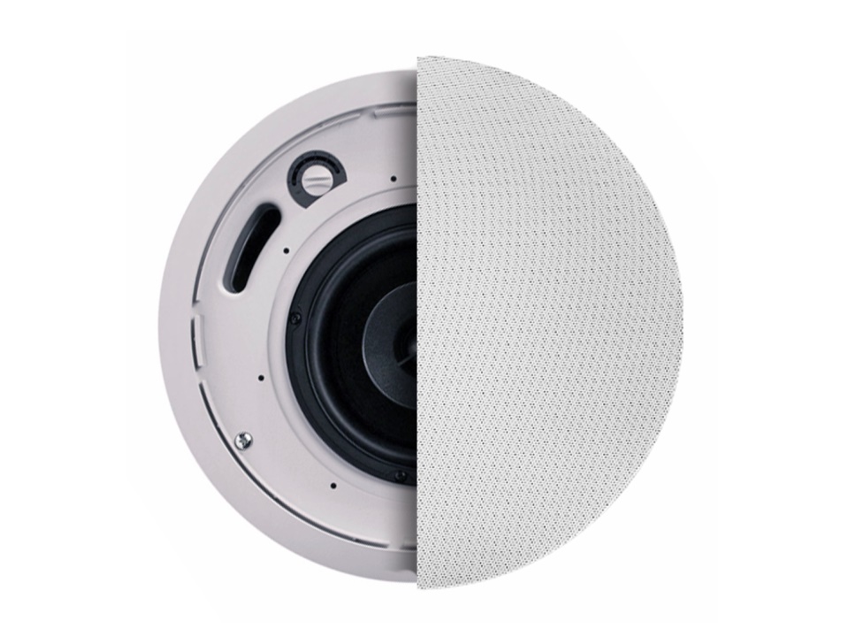 CM62-BGM-II-WH Soundtube  inch In-Ceiling Background Music Speaker with  White Seamless Magnetic Grille