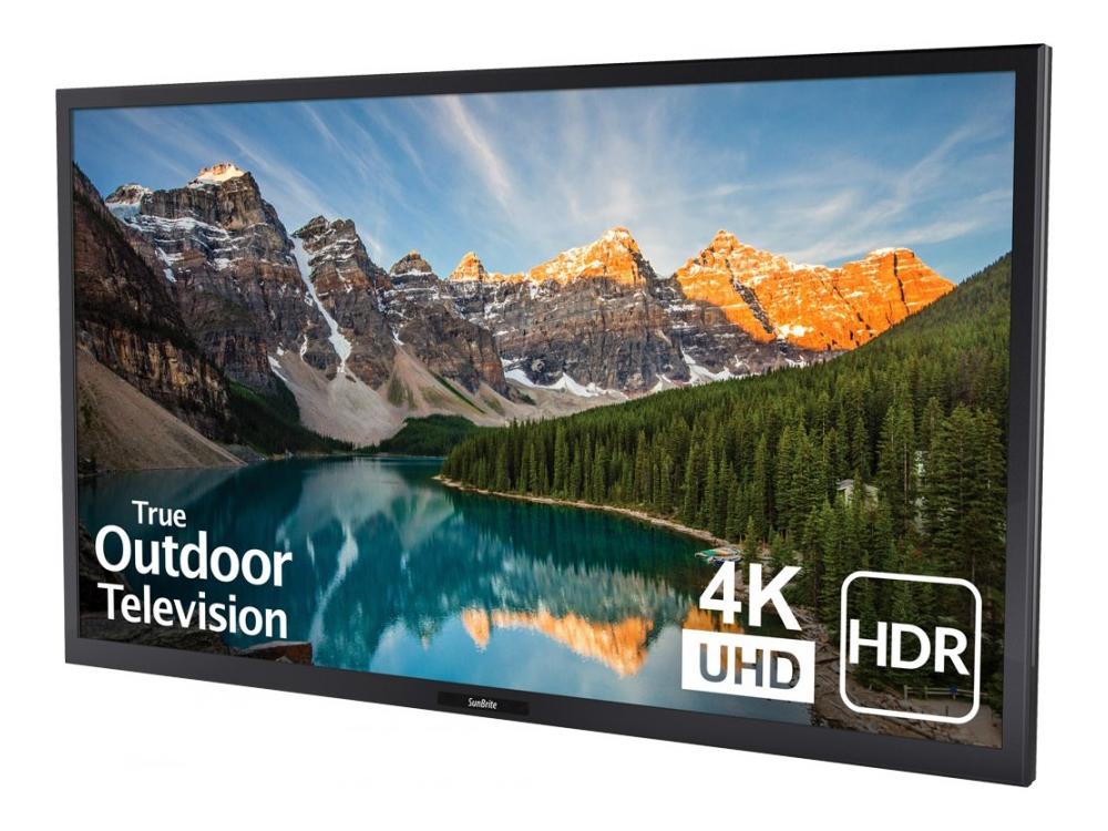 SunBriteTV SB-V-43-4KHDR-BL 43in 4K UltraHD Veranda Outdoor LED HDR TV/Full Shade/2160p