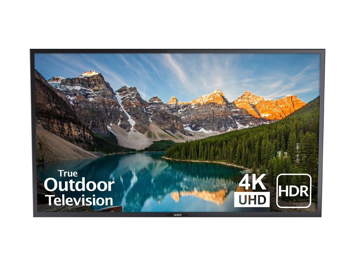 SunBriteTV SB-V-65-4KHDR-BL 65in 4K UltraHD (2160p) HDR Veranda Outdoor LED TV/Full Shade
