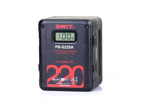 SWIT PB-S220A 220Wh Multi-sockets Square Digital Battery Pack/Gold-mount