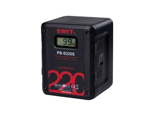 SWIT PB-S220S 220Wh Multi-sockets Square Digital Battery Pack/V-mount