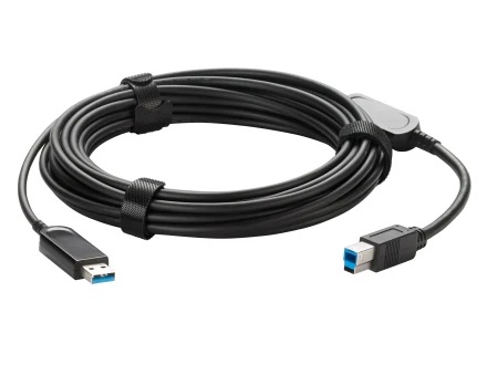 Vaddio 440-1015-008 USB 3.2 Gen 2 Type B to Type A Active Optical Cable Plenum