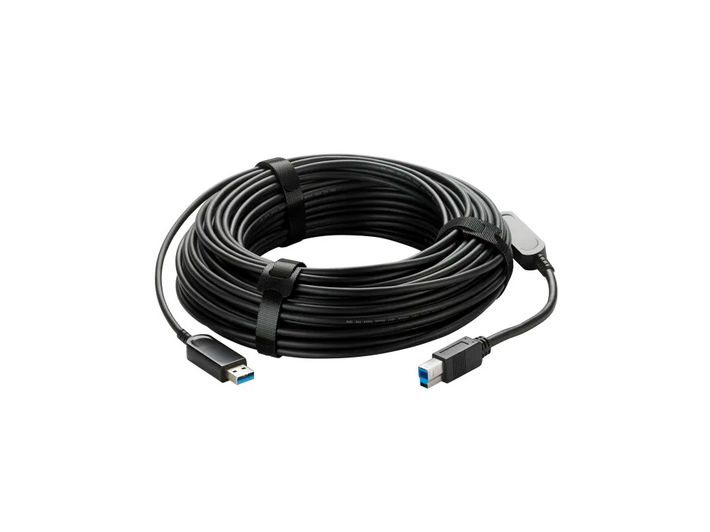 Vaddio 440-1005-067 USB 3.0 Active Optical Cable Type B to Type A - Plenum Rated - 30m/98.4ft