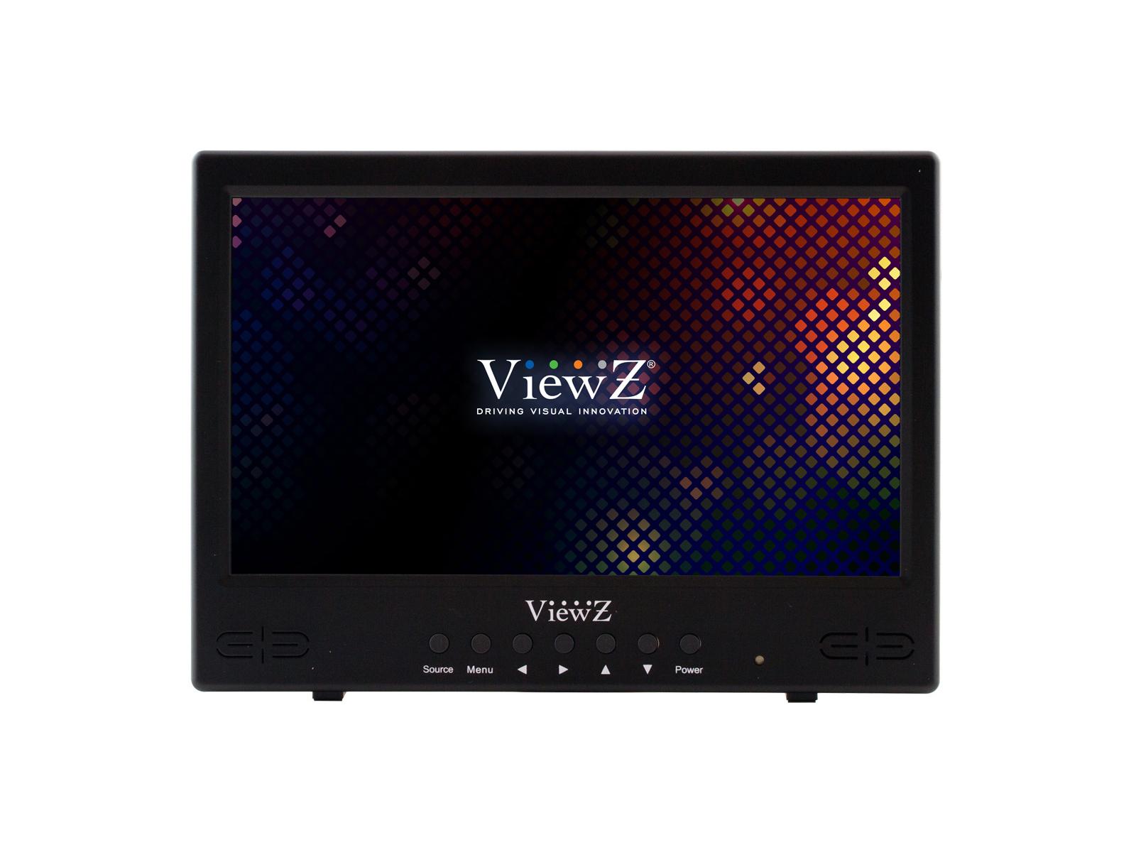 ViewZ VZ-101RTC 10.1 inch 1024x600 BNC/HDMI/VGA Premium LED CCTV Monitor