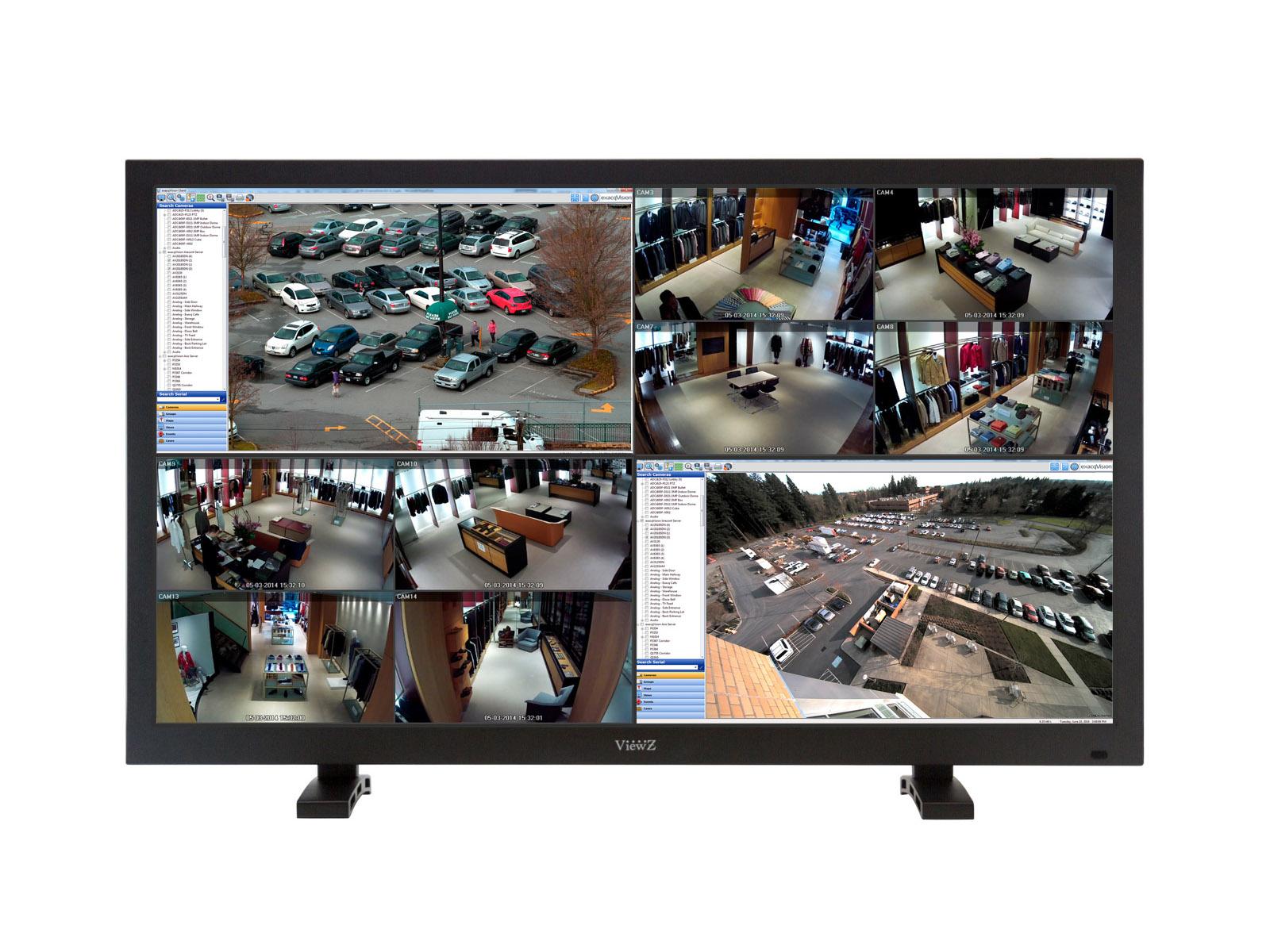 ViewZ VZ-43UHD 43 inch 3840x2160 Display Port/HDMI 4K UHD/Quad View LED Monitor