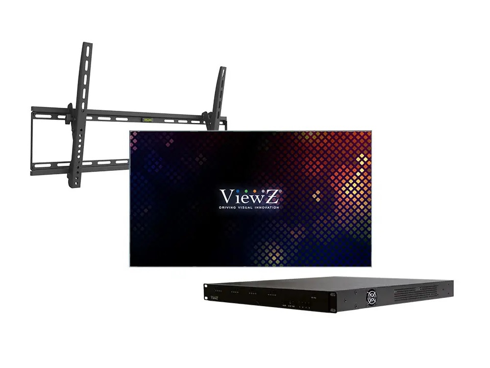 ViewZ VZ-49UNBS2x2/8 49 inch Video Wall 2x2 with 8-Inputs / Multi-Viewer Configuration