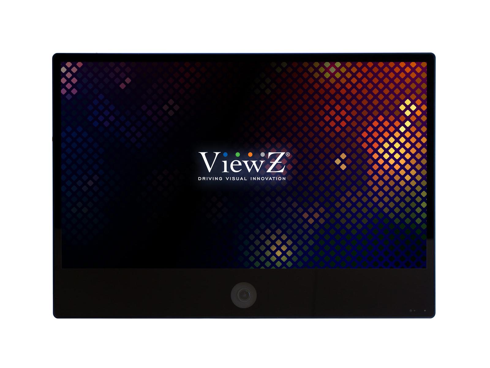 ViewZ VZ-PVM-I4B3N 32 inch 1920x1080 IP Based Public View Monitor with 2MP Camera/Black